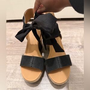 UGG Black Suede Espadrilles